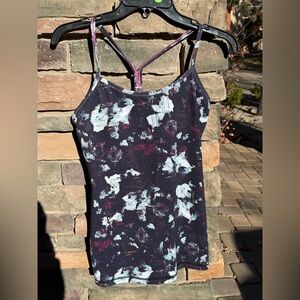 lululemon athletica Black and Purple Tank Top